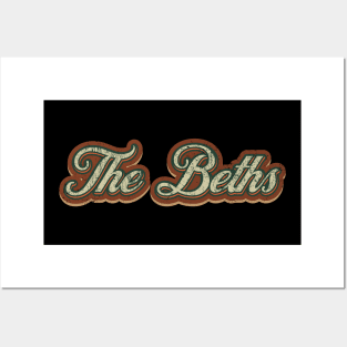 The Beths Vintage Text Posters and Art